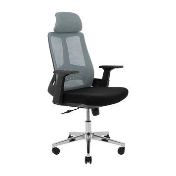 Крісло Richman Токен Хром M-1 (Tilt Сітка чорна + сітка сіра ADD0003213 фото