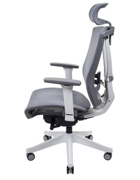 Эргономичное кресло ERGO CHAIR 2 MESH WHITE серое 02020 фото