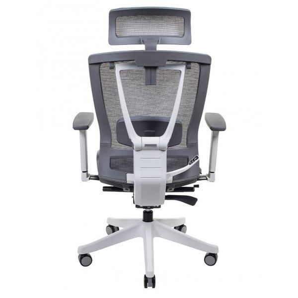 Эргономичное кресло ERGO CHAIR 2 MESH WHITE серое 02020 фото
