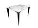 Стіл NORMAN CERAMIC 120*90 gold Phoenix глянець/чорний каркас NORMAN120GPH фото 1