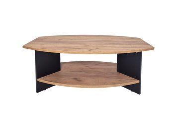 T5 CD журнальний столик дуб крафт золотий/чорний COFFEE TABLE_T5_CD фото