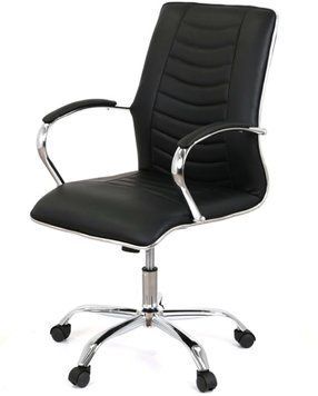 Крісло АКЛАС ST35 TILT Чорний (PU Black) 158139 фото