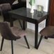 Стол-трансформер Ажур стекло фотопечать 15-263/черный ajur foto 15-263/black фото 4
