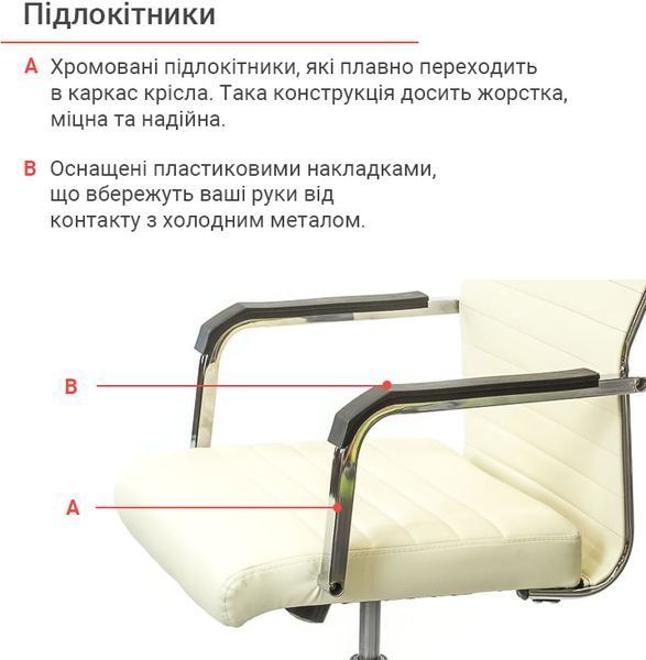 Кресло АКЛАС Кап FX СН TILT Белый (PU White) 158633 фото