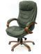 Кресло АКЛАС Валенсия Soft EX MB Зеленый (Кожа Lux LC-green) 12422 фото 1
