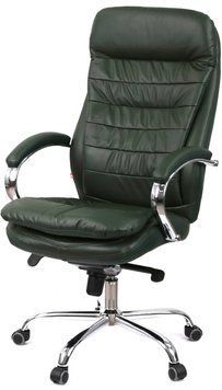 Крісло АКЛАС Валенсія MB XY-7340 Зелений (Шкіра Lux LC-green) 161485 фото