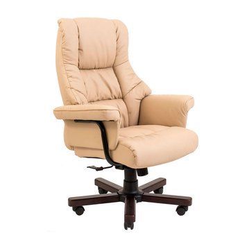 Крісло Richman Конгрес Вуд M-2 Широкий (Anyfix Wide) Бежевий + Горіх R00000050939 фото