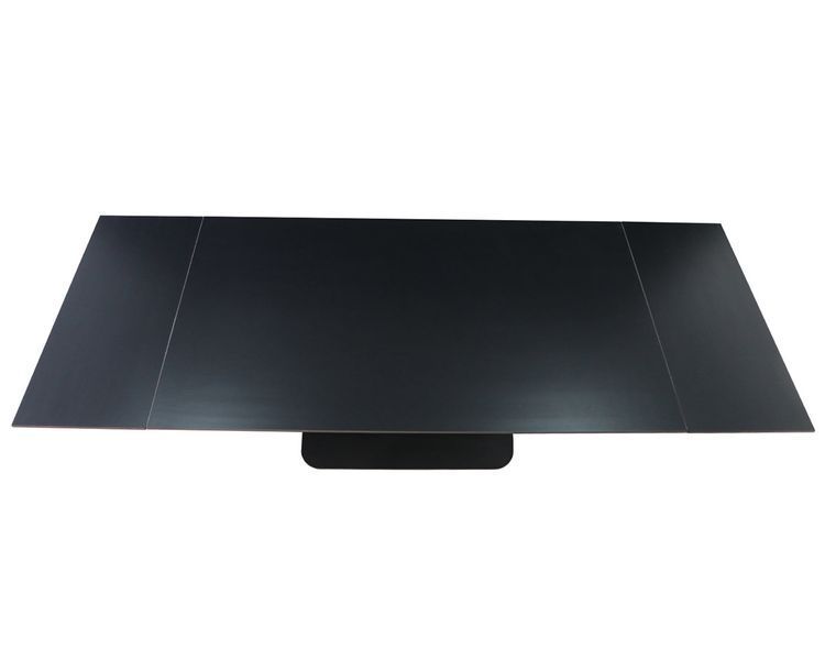 Стіл OVIDIO CERAMIC 160(240)*90 чорний мат/чорний каркас OVIDIO160BL фото