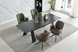 Стіл ARNOLD CERAMIC 180(240)*90 Wic dark grey мат/чорний каркас ARNOLD160DGR фото 4