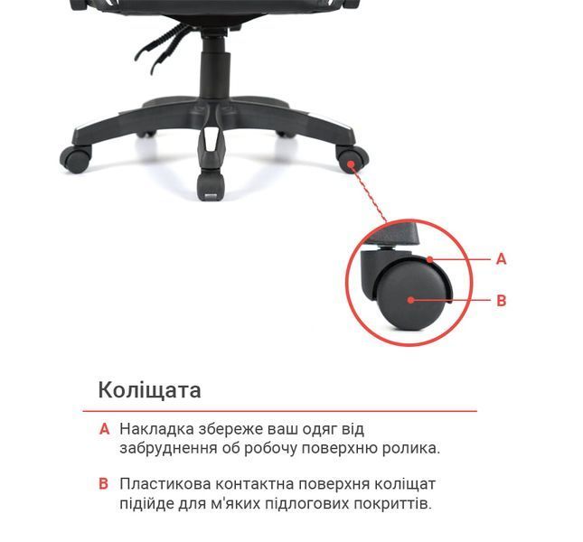 Крісло геймерське АКЛАС Бешкет ANF підліткове Білий (PU-чорний/білий) 160336 фото