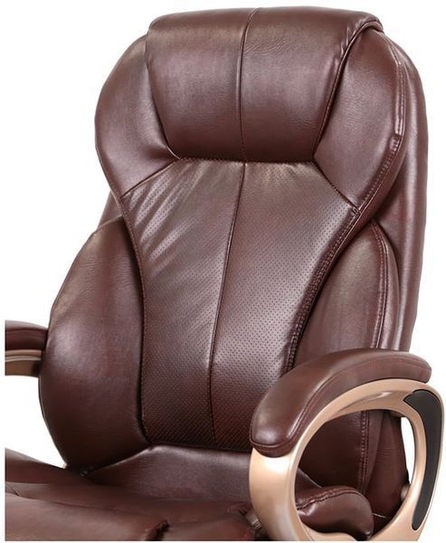 Кресло АКЛАС Томар ANF Коричневый (PU Dark Brown) 127054 фото