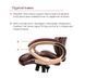 Кресло АКЛАС Томар ANF Коричневый (PU Dark Brown) 127054 фото 3
