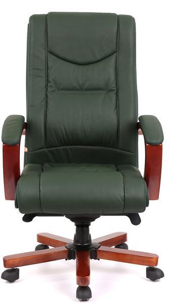 Кресло АКЛАС Артур EX MB Зеленый (Кожа Lux LC-green) 9640 фото
