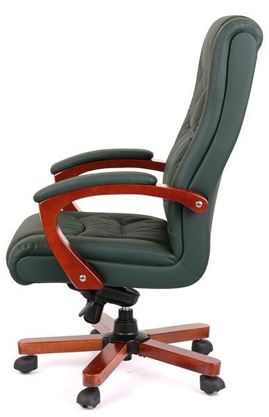 Кресло АКЛАС Артур EX MB Зеленый (Кожа Lux LC-green) 9640 фото