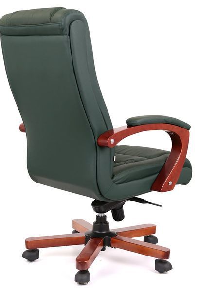 Кресло АКЛАС Артур EX MB Зеленый (Кожа Lux LC-green) 9640 фото