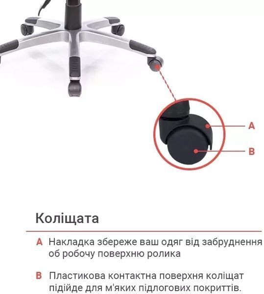 Кресло АКЛАС Прима PL HR ANF Красный (Черный/Красный) 10480 фото