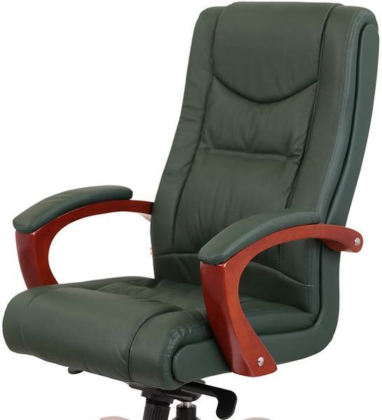 Кресло АКЛАС Артур EX MB Зеленый (Кожа Lux LC-green) 9640 фото