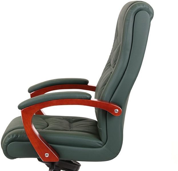 Кресло АКЛАС Артур EX MB Зеленый (Кожа Lux LC-green) 9640 фото