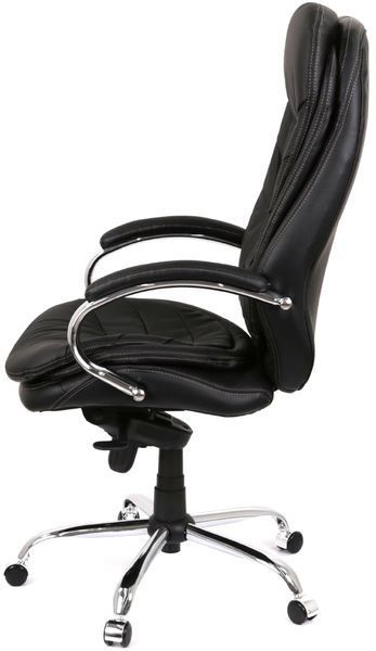 Кресло АКЛАС Валенсия Soft CH MB Черный (Кожа LC-A) 76463 фото