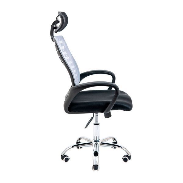 Кресло Richman Бласт Хром M-1 (Tilt) Сетка черная + серая ADD0002355 фото