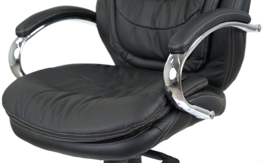 Кресло АКЛАС Валенсия Soft CH MB Черный (Кожа LC-A) 76463 фото