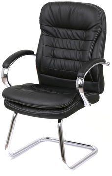 Кресло конференционное АКЛАС Валенсия CF (XY-7004G-1) Черный (PU Black) 161482 фото