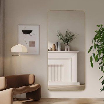 Прямокутне парове дзеркало в металевій рамі 1200х600, Білий МР 11 1500х700 фото