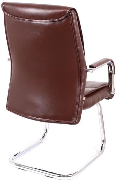 Кресло конференционное АКЛАС Визеу CF Коричневый (PU Dark Brown) 127062 фото