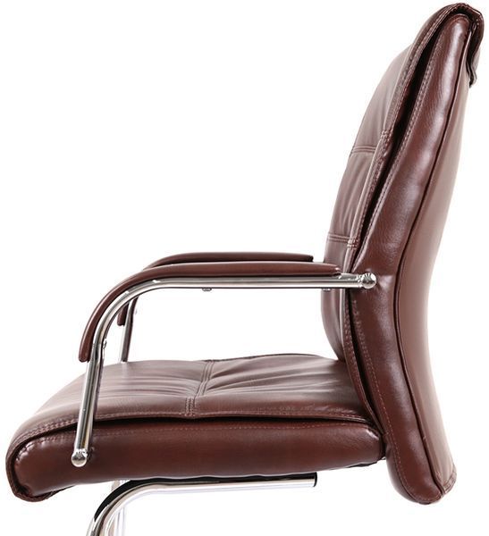 Кресло конференционное АКЛАС Визеу CF Коричневый (PU Dark Brown) 127062 фото