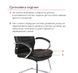 Кресло конференционное АКЛАС Валенсия CF (XY-7004G-1) Черный (PU Black) 161482 фото 27
