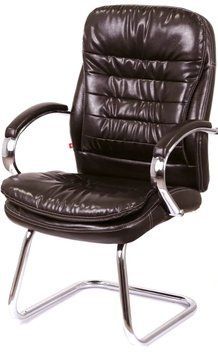 Кресло конференционное АКЛАС Валенсия CF (XY-7004G-1) Коричневый (PU Dark Brown) 161483 фото