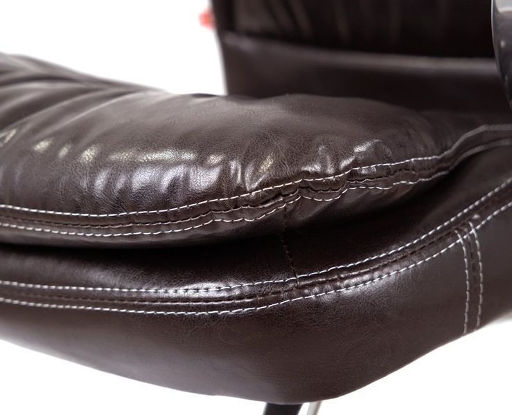 Кресло конференционное АКЛАС Валенсия CF (XY-7004G-1) Коричневый (PU Dark Brown) 161483 фото