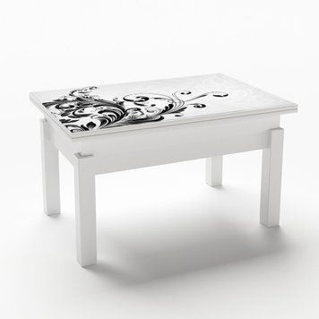 Стіл-трансформер Флай ДСП/дерево УФ_16_305 flay white 16-305 фото